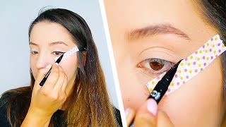 8 Easy Eyeliner Tutorials For Beginners [upl. by Anaujnas]