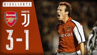 That assist from Bergkamp 🤩  Arsenal 31 Juventus  Arsenal Classics  Dec 4 2001 [upl. by Correy]