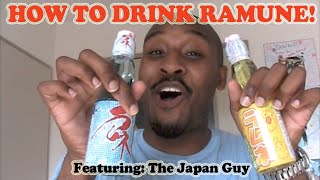 How to Drink Ramune How To Open A Japanese Ramune Bottle [upl. by Flemings456]