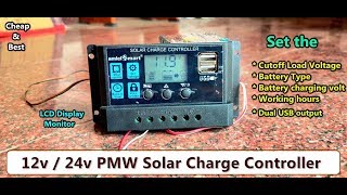 12V 24V 30A PMW Solar Charger Controller  POWER GEN [upl. by Arahset394]