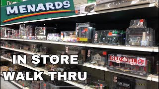 MENARDS OGauge Trains amp Buildings  my first time visit walk though store [upl. by Thrasher690]