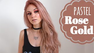 how to ROSEGOLD HAIR COLOUR [upl. by Lesli]