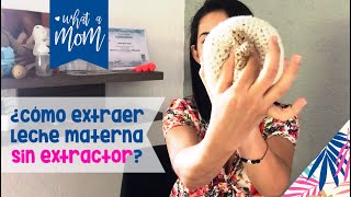 ¿Cómo extraer leche materna sin extractor [upl. by Beach]