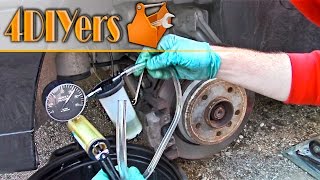 DIY How to Bleed Brakes Using a Vacuum Pump [upl. by Noelani]