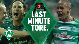 TOP 5 LastMinuteTore SV Werder Bremen Torsten Frings amp Zlatko Junuzovic [upl. by Nolita824]