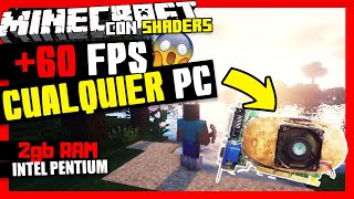 Como QUITAR TODO el LAG de Minecraft CON SHADERS  😱 SUBE TUS FPS Juega SIN LAG  2021 [upl. by Ecahc]