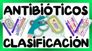 ANTIBIÓTICOS CLASIFICACIÓN Y MECANISMO DE ACCIÓN  GuiaMed [upl. by Neyu]