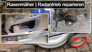 Rasenmäher  Radantrieb reparieren  DIY  How To  TUTORIAL [upl. by Simmons]