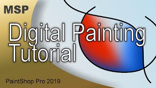 Digital Painting Methods  PaintShop Pro Tutorial [upl. by Keraj]