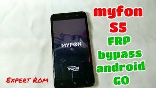 Myfon s5 how to bypass google account android GO [upl. by Refinnaej]