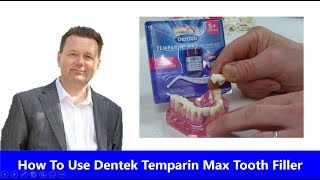 ✅ How To Use Dentek Temparin Max Tooth Filling and Crown Repair Review [upl. by Enela110]