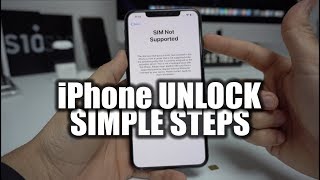 iPhone Unlock SIM Instructions  Simple Steps [upl. by Yelreveb567]