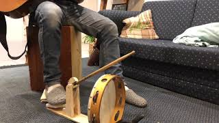 DIY Cajon Kick Foot Drum [upl. by Dnomyad97]