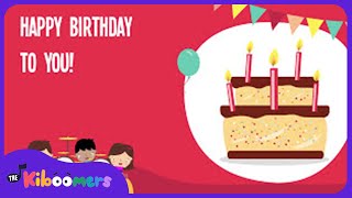 Happy Birthday To You Lyric Video  The Kiboomers Preschool Songs amp Nursery Rhymes [upl. by Lenny]