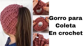 Como hacer Gorro Básico a Crochet PASO A PASO para principiantes [upl. by Nilram]