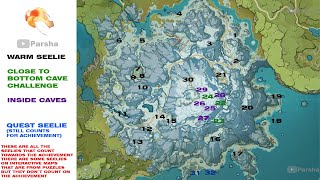 All 32 Warming Seelie Genshin Impact  Dragonspine [upl. by Christensen]