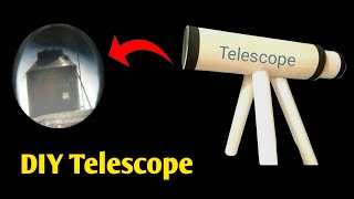 How to make Telescope at home  DIY Telescope  cloud science [upl. by Beller231]