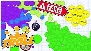 Agario Mobile  EVERYONE SPLITS FOR THIS BEST TROLL SKIN EVER [upl. by Schonfeld]