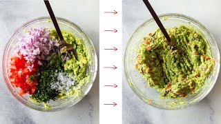 Easy Guacamole  An Authentic Mexican Recipe [upl. by Innoj]