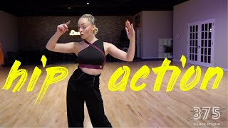 Hip Action in Latin American Dancing  International Rumba Drills [upl. by Htilil]