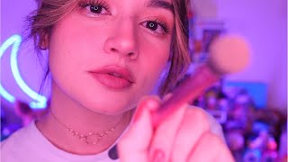 ASMR This WILL Give You TINGLES Doing Your Makeup LayeredMouth Sounds [upl. by Lluj]