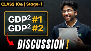 Class 10th GDP²  1 amp 2 Discussion 🔥  Shobhit Nirwan [upl. by Amandi651]