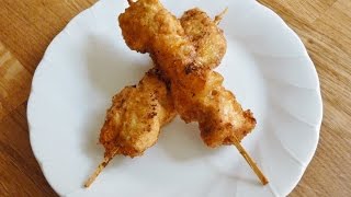 Episode 33  Ramadan series Breaded Chicken Brochette \ Brochette Poulet 🍢 [upl. by Oly]