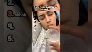 Top 5 Funniest Anesthesia Reactions part 34 🤣 shorts [upl. by Aelyak]