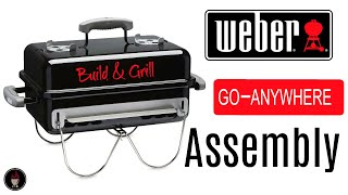 Weber Go Anywhere Assembly  Build And Grill [upl. by Nosinned]