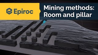 Room and pillar mining method  Epiroc [upl. by Eric]