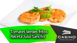 Tomates verdes fritos  Receta [upl. by Cyna383]