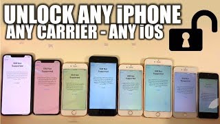 How To Unlock Any iPhone From Any Carrier In 1 Minute  XSXRX8765 [upl. by Nathanson]