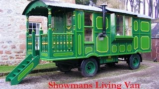 Showmans Living Van  Caravan or posh Shepherds Hut FOR SALE [upl. by Nyvek]