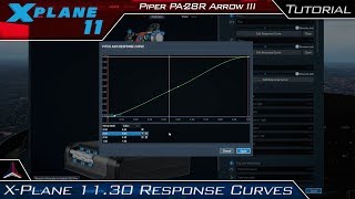 X Plane 11  Version 1130 Control Setup Tutorial Response Curves [upl. by Gregory]