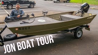 CHEAP Jon Boat to Bass Boat HOMEMADE Build How To Make [upl. by Ran965]