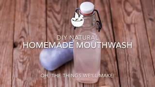 Natural DIY Mouthwash A dentists recipe [upl. by Poyssick]