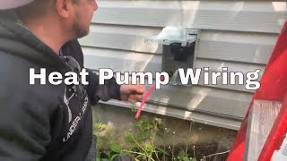 Wiring Of Hvac Heat Pump Electrical Installation Of AC Unit [upl. by Highams682]