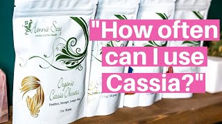 How Often Can I Use Cassia On My Hair The answer might surprise you [upl. by Nonnairb]