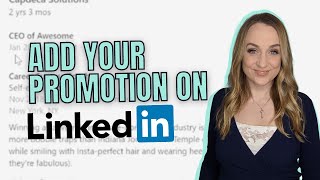 How to Add Promotion on Linkedin  Add multiple roles to the same company LINKEDIN PROFILE TIPS [upl. by Holihs]