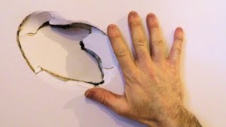 How to Fix a Hole in the Wall  Drywall Simple and Easy [upl. by Silvan733]