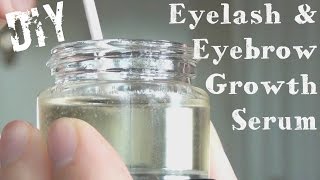 Eyelash And Eyebrow Growth Serum ♥ DIY [upl. by Ahsenar]