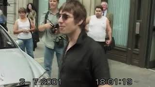 Liam Gallagher  20010702  Portland Hospital London Genes birthday [upl. by Ihtak]