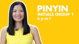 Learn Chinese Pinyin Lesson 2  Mandarin Pinyin Initials b p m f  Pronunciation [upl. by Lewls]