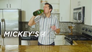 Mickeys quotFinequot Malt Liquor Review [upl. by Fredra]