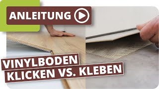 Vinylboden klicken oder kleben [upl. by Nordek684]