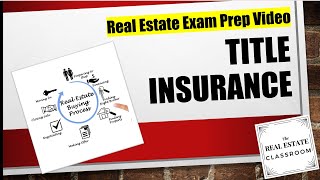 Title Insurance  Real Estate Exam Prep [upl. by Eniale]