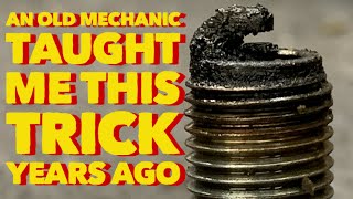 OLD MECHANICS TRICK TO CLEAN FOULED SPARK PLUGS [upl. by Ivek]