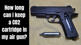 How long can I keep C02 cartridge in my air gun [upl. by Ardnazil500]