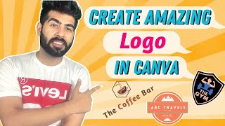 How to Create Logo in Canva  Make your own Logo with Canva  Canva Tutorial 2020 [upl. by Brenda]