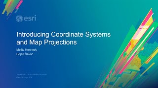 Introducing Coordinate Systems and Map Projections [upl. by Airdnalahs]